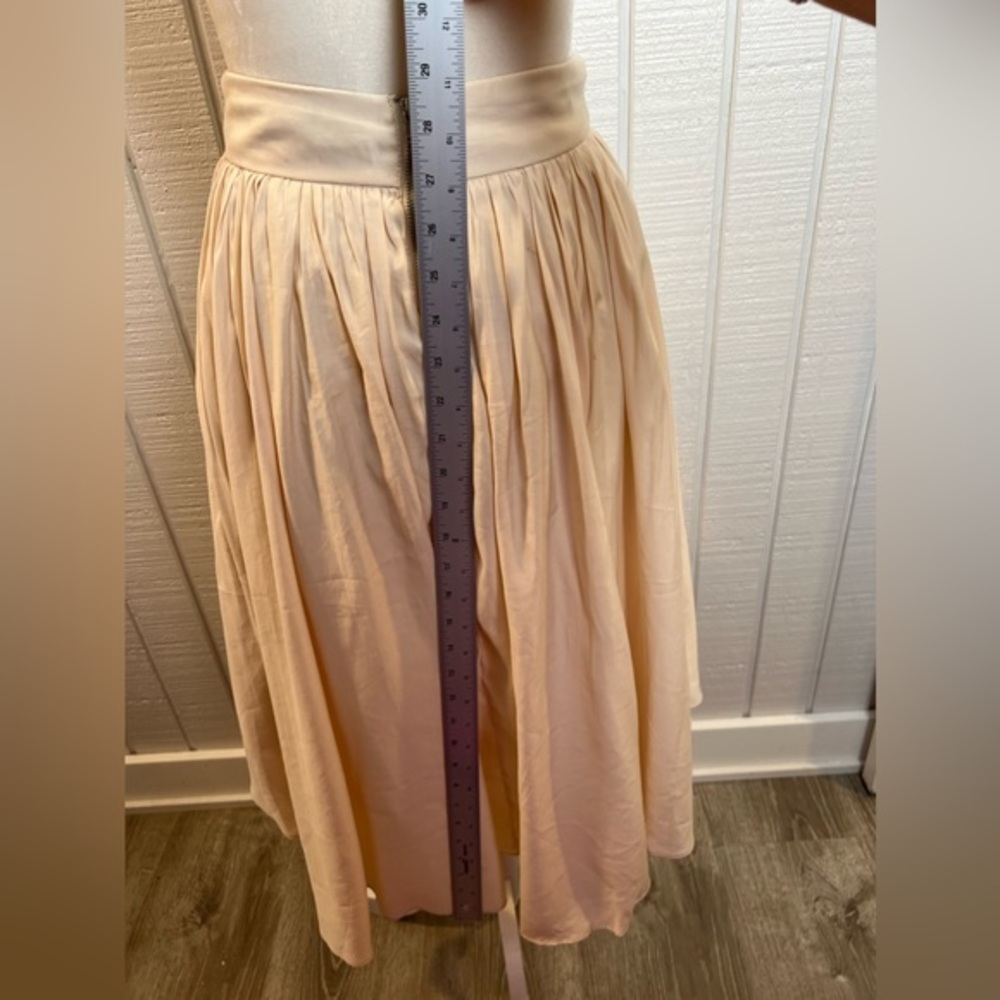 BLAQUE LABEL Revolve Cream Skirt High Low Size Small - Picture 7 of 12